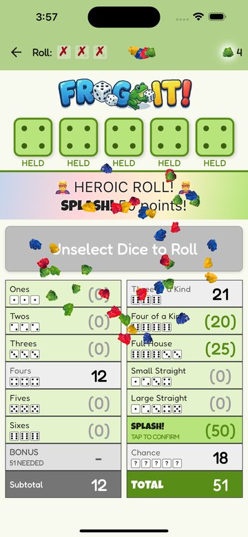 SPLASH! Five of a kind